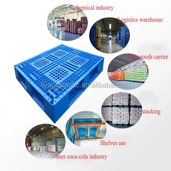 Frozen Food Box Packaging Use Hygienic Plastic Pallets Racking And