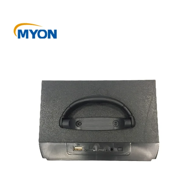 Myon Portable Wooden Bluetooth Speakers Outdoor Party Audio MP3 Player 6.5inch Computer Subwoofer Wireless Speaker - ANKUX.COM
