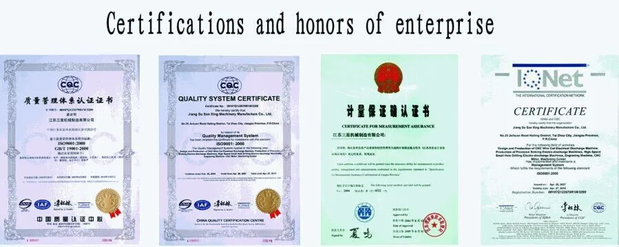 Mold processing EDM taiwan wire cut EDM machine with CE certificate