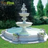Hot sales modern white marble tiers water fountain