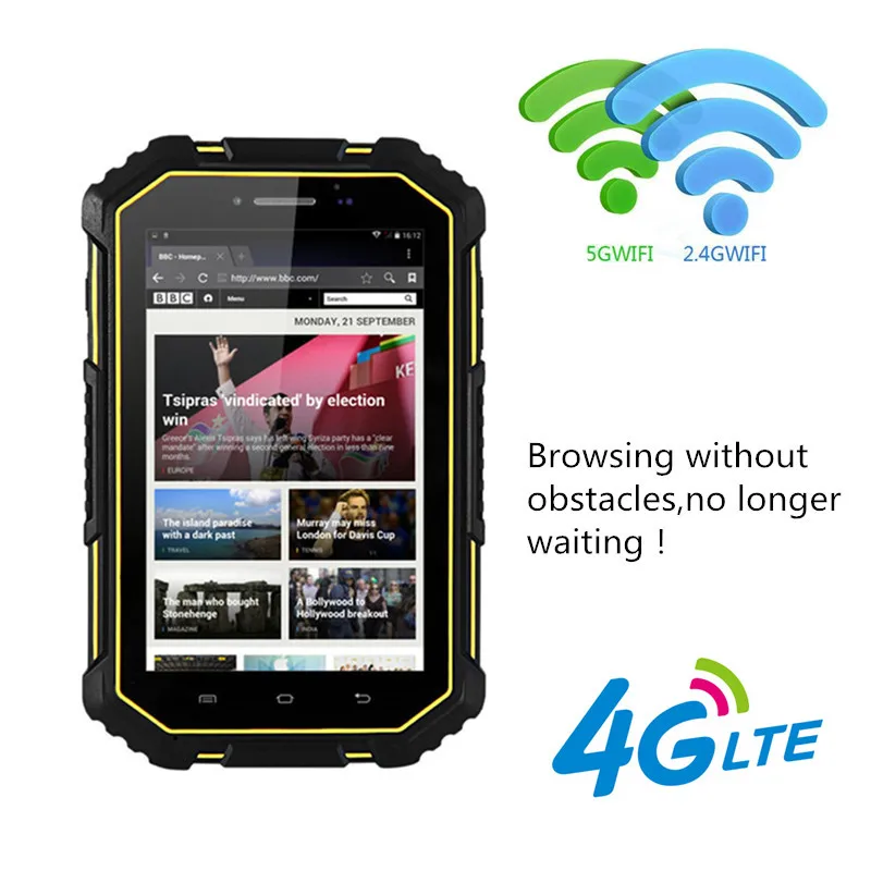 Rugged tablet IP68 Waterproof Shockproof Dustproof 4G LTE 8 inch Touch Screen 3GB 32GB Android 9.0 OCTA Core Tablet PC