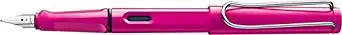 Pink Safari Steel Nib Plastic Fountain Pen by Lamy