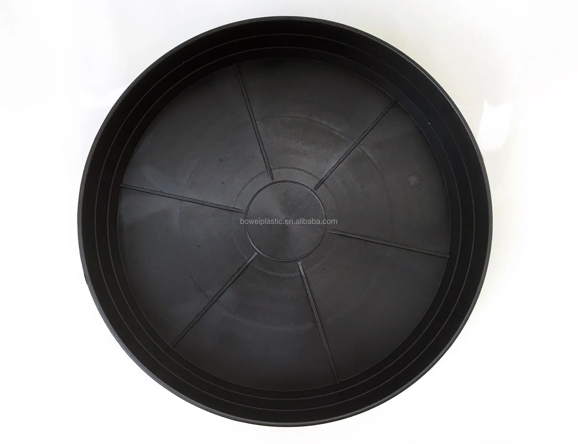  Black Plastic Plant Tray/wholesale Cheap Saucers/round Flower Pot