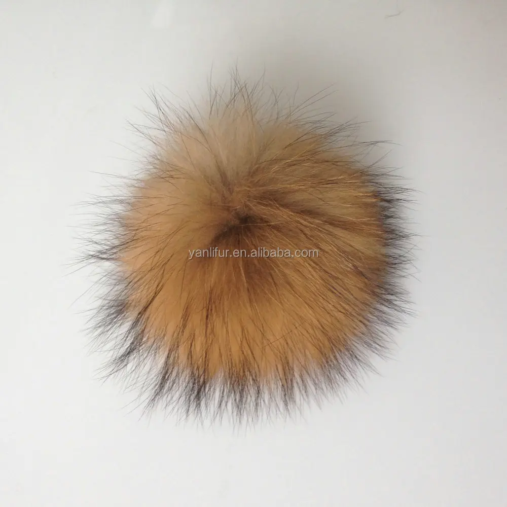 brown raccoon fur ball.JPG