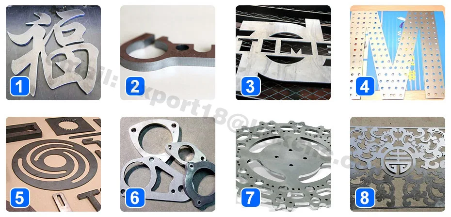 Fast speed high cutting performance plasma cutter with sawtooth table , cnc plasma cutting machine