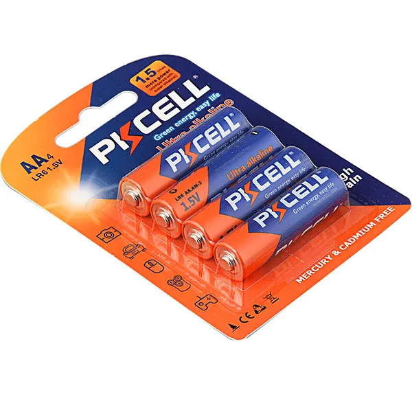 Aa Lr6 Am3 Ultra Alkaline Battery Hot Selling 1.5v Ce Alu Toys Supplier In China Orange 10 Years