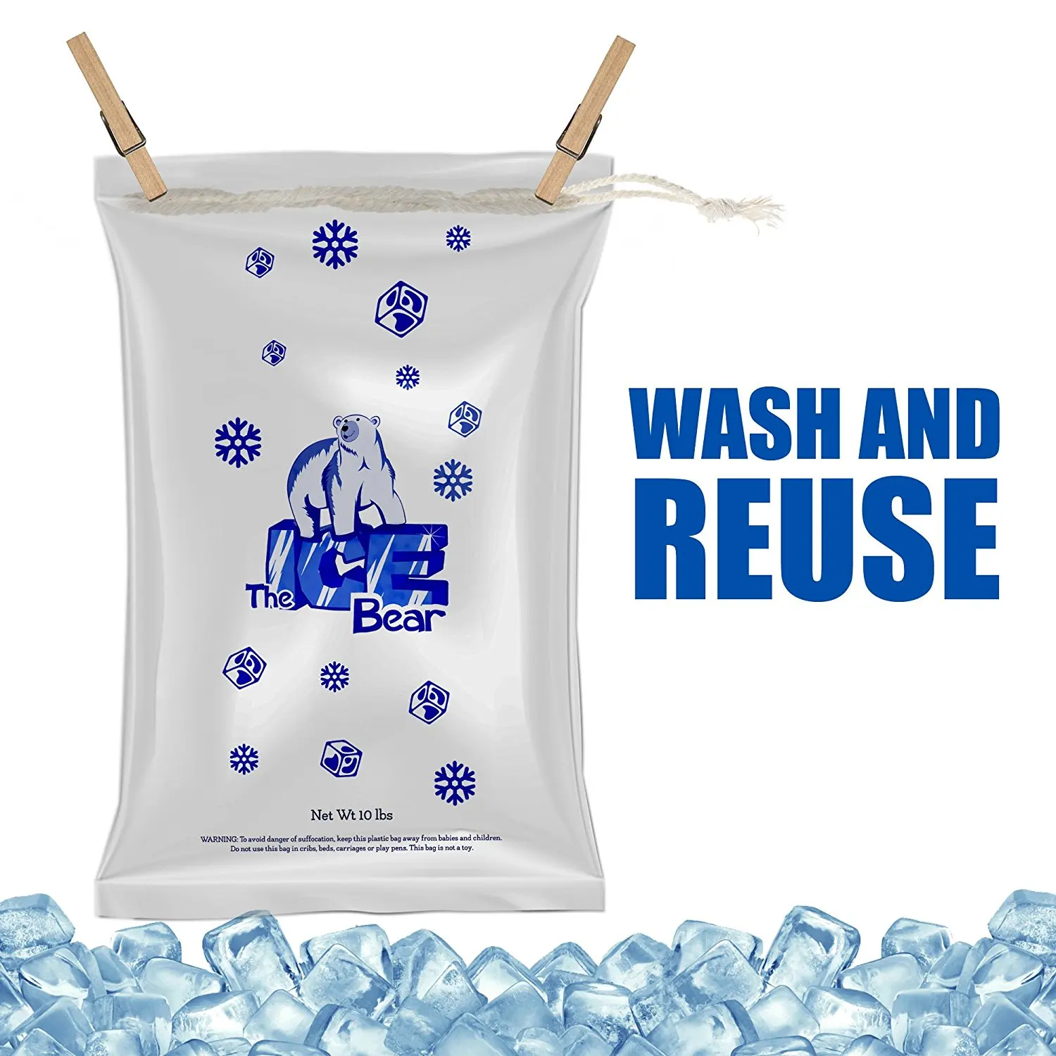 Hot Sale Ldpe Disposable Plastic Drawstring 10 Lb Ice Bags Buy Ldpe
