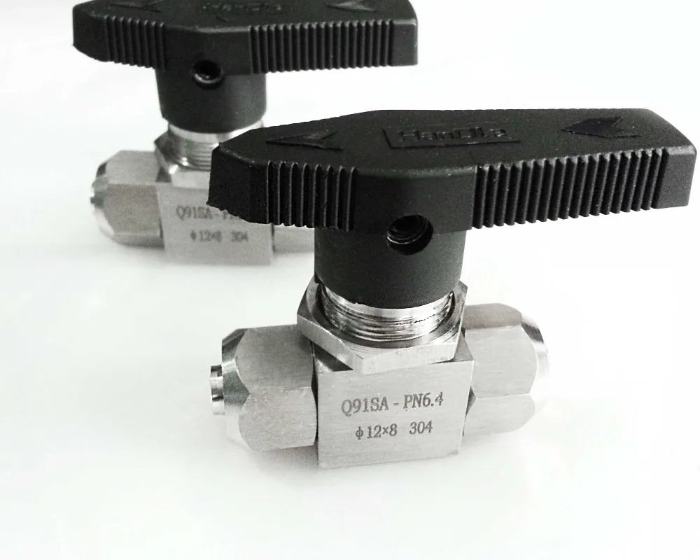 Condibe Stainless Steel Hamlet Instrument Ball Valve,Double Ferrule