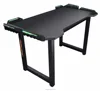 Dragon War durable office furniture PC black LED computer steel aluminium gaming racing table