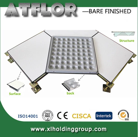 Ceramic Covering Adjustable Pedestal Access Floor System Raised