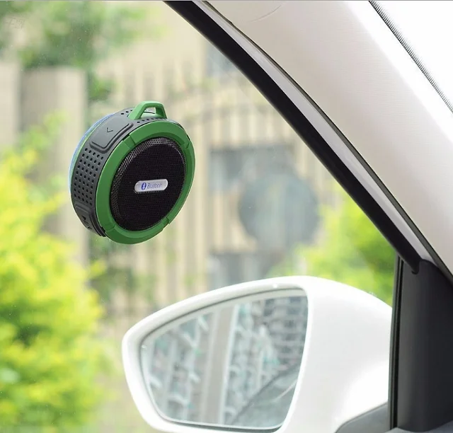 Explosions subwoofer waterproof dustproof, support TF climbing hook mini bluetooth speaker with suction cup - ANKUX.COM