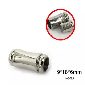 Stainless steel Magnetic buckle clasp for jewelry making supplies with ending hole 5mm,KC021