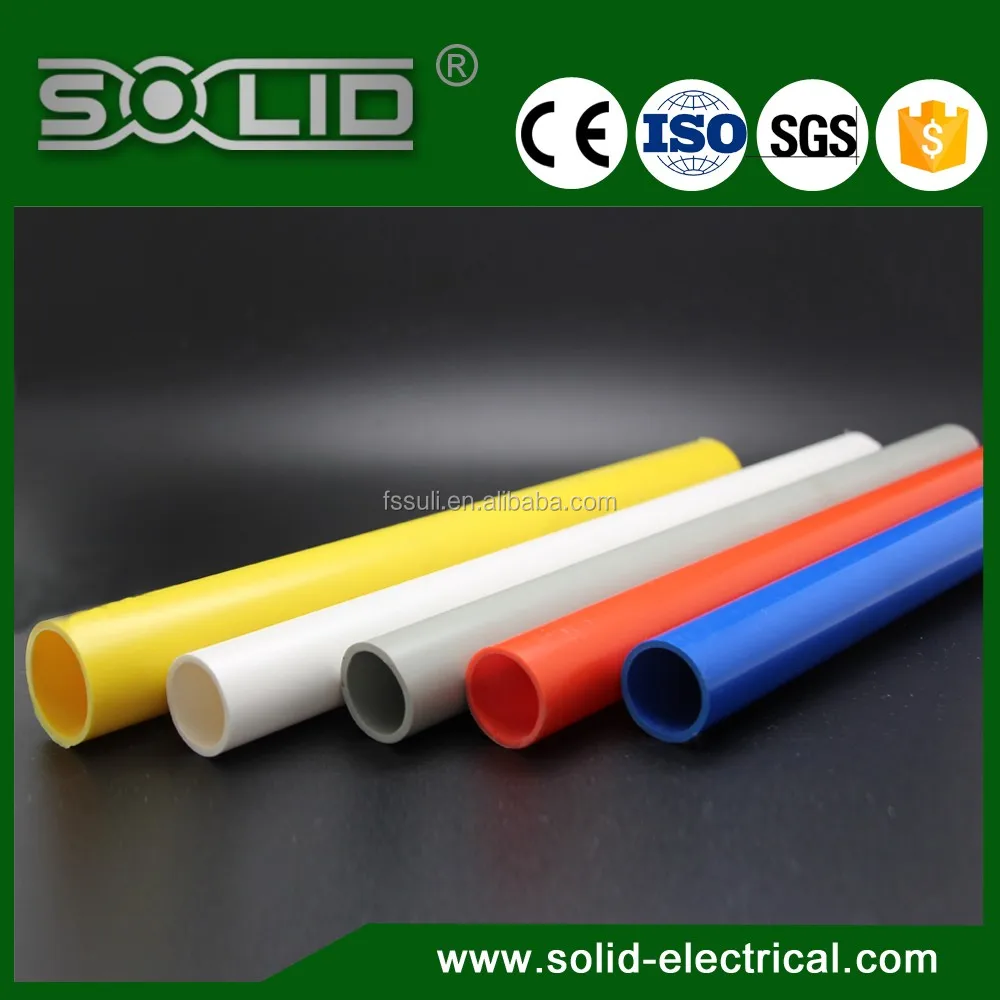 Factory Price Colored And Cheap Pvc Electrical Conduit Pipe And Pvc