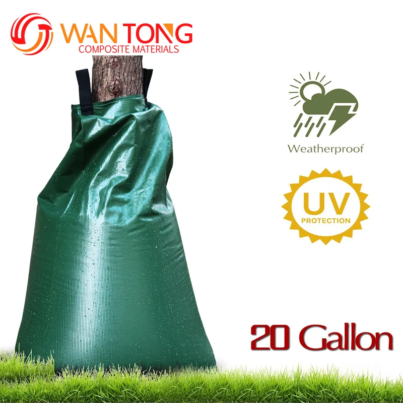 Green Pvc Tree Watering Bag For Irrigation Buy Irrigation Water Bag
