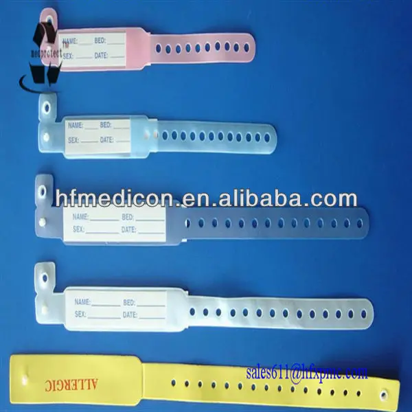 Disposable Hospital Patient Id Bands/id Bracelets - Buy Medical Id ...