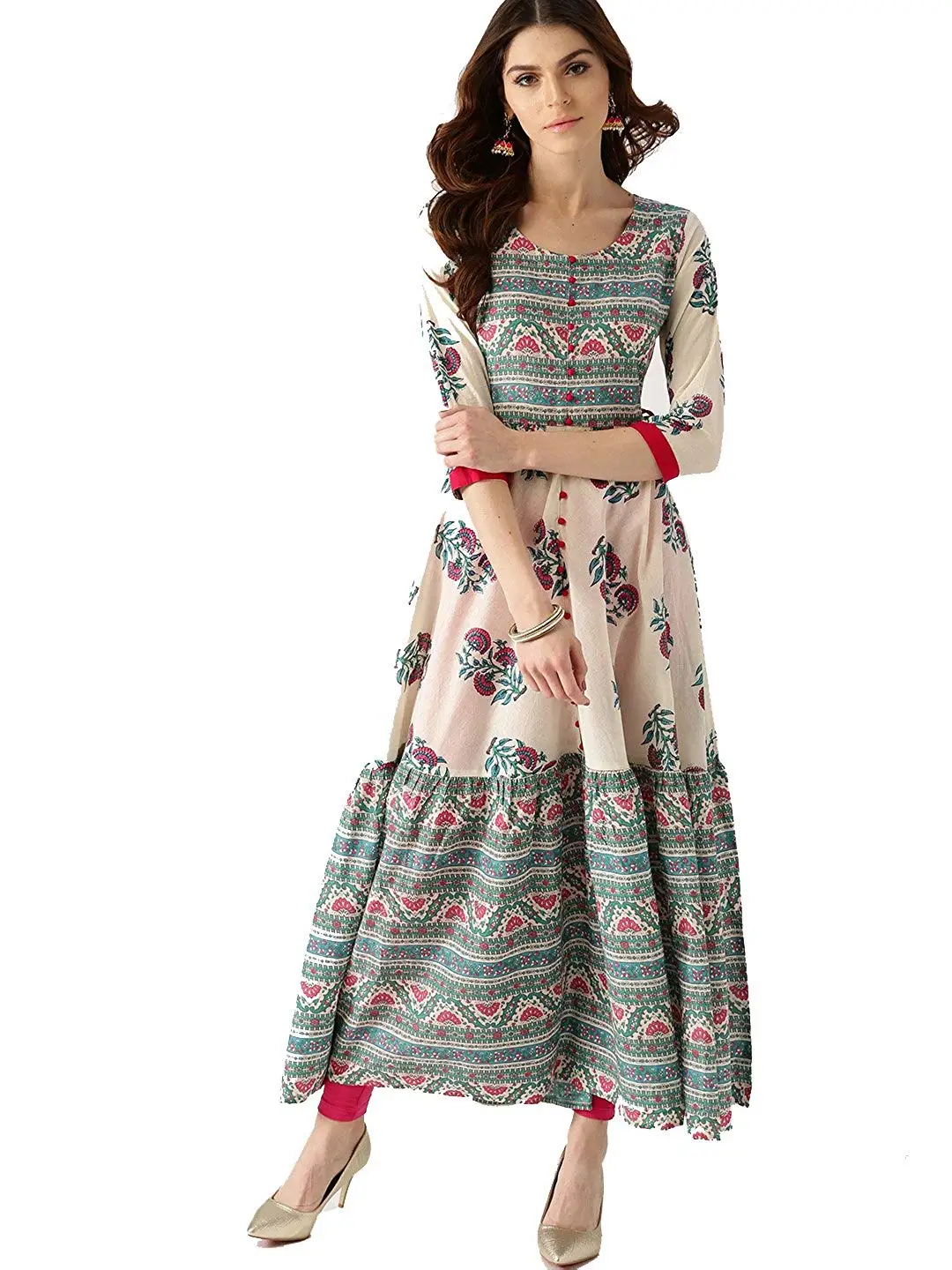 Buy White Designer Kurta Kurti Indian Women Bollywood Ethnic Pakistani ...