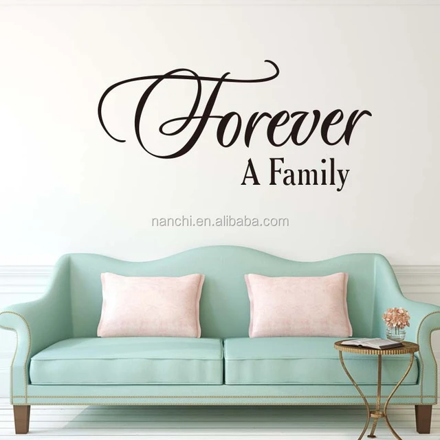 forever a family wall stickers for bedroom removable modern wall