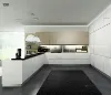 Boloni Artic Pole Modern Design Kitchen Cabinet, High Gloss/Matt Lacquer Finish, Custom Size,Modular Type
