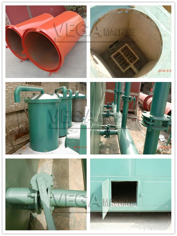 6t/24h sri lanka coconut shell charcoal machine