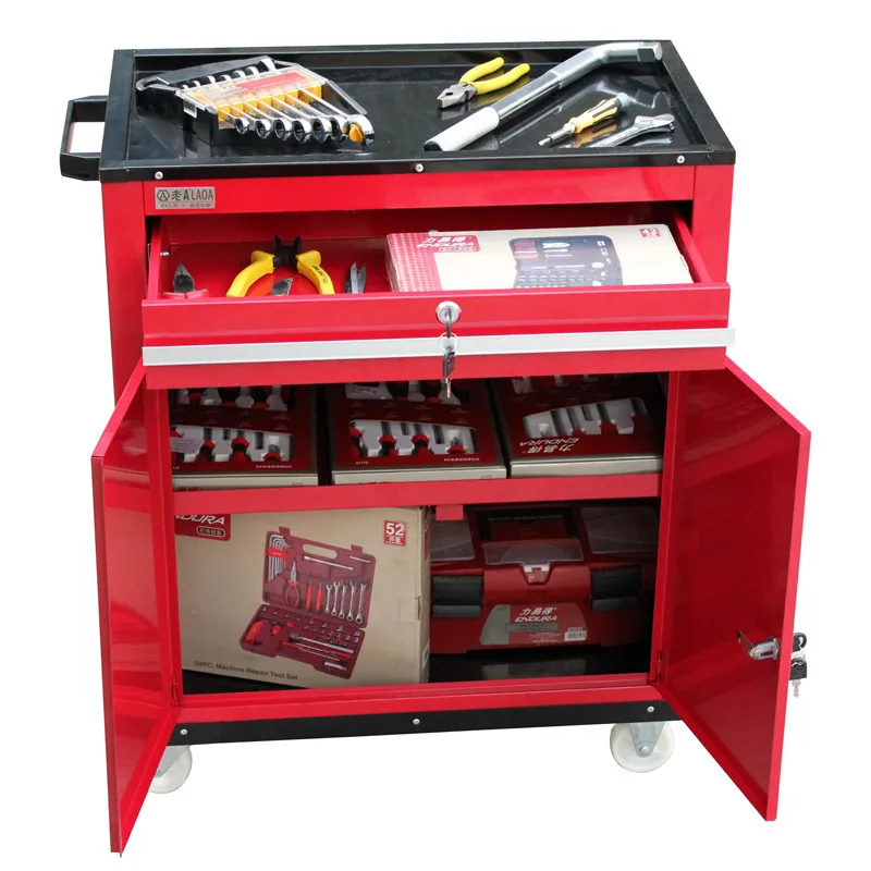 Laoa One Drawer Double Door Multifunction Repair Tool Trolley Tool
