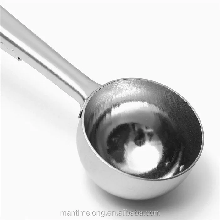 Cooking Tool Stainless 1 Cup Ground Coffee Measuring Scoop Spoon With
