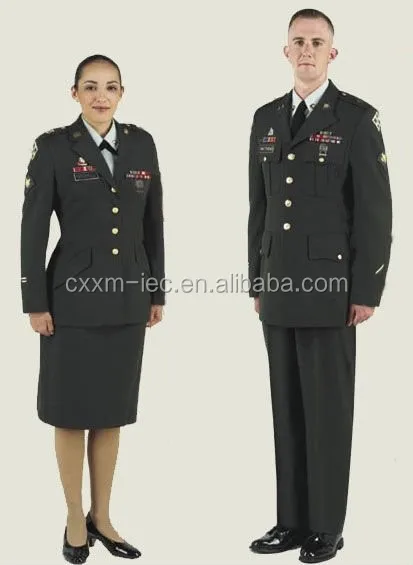 Antagonista Viaje gerente Uniforme Militar Oficial Para Hombre Y Mujer - Buy Uniforme De Gala Militar  Product on Alibaba.com