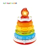 Wholesale kids electric intelligent game baby stack up musical cake toy
