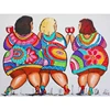 Diamond Painting Cross Stitch Three Fat Women Picture Diy Beauty And Wolf Diamond Embroidery Rhinestones Wall Art Decor