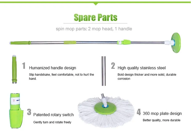 Popular Design Mop Parts Magic Telescopic Handle For Spin Mops Buy Telescopic Handle,Magic
