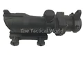 Tactical ACOG 4X Scope Illuminated Cross Sight Military Airsoft Hunting Shooting Combat Rifle Gun Scope 20mm
