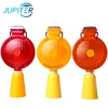 Waterproof outdoor traffic safety barricade solar beacon led safety warning lamp