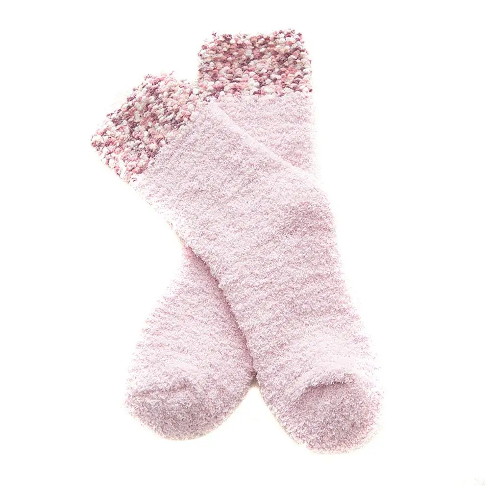 pink fluffy socks