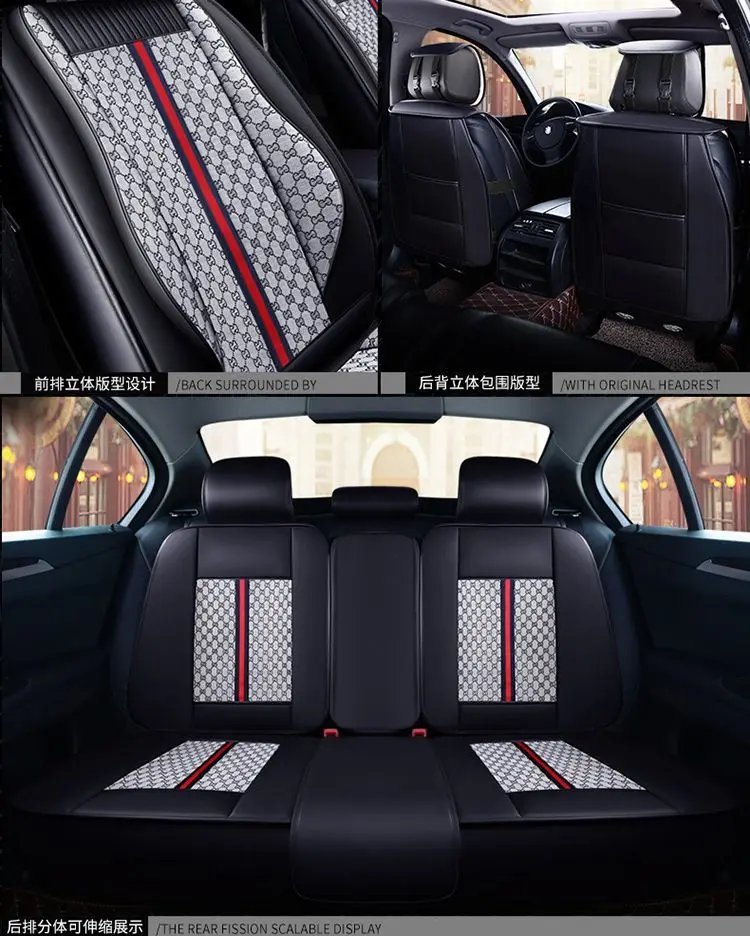 High Quality Full Set Universal Fashion Auto Car Seat Cushin For Sedan