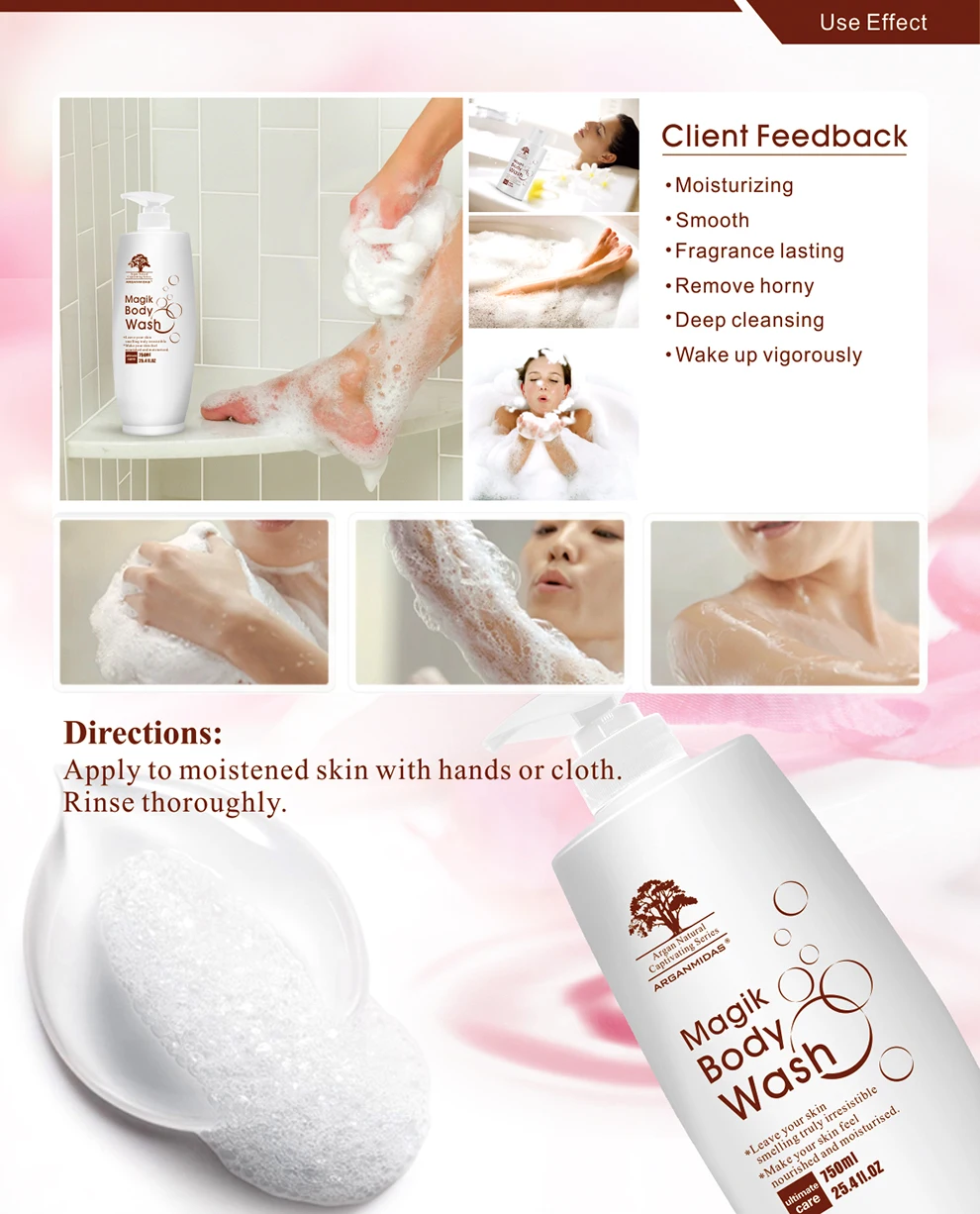 Fresh Ingredients Smell Dreamy Milk Whitening Shower Gel Bulk&mini Set