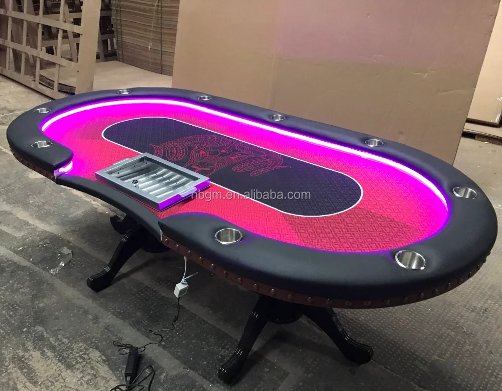 
96 x 48 Inch Casino Quality poker table for texas holder 
