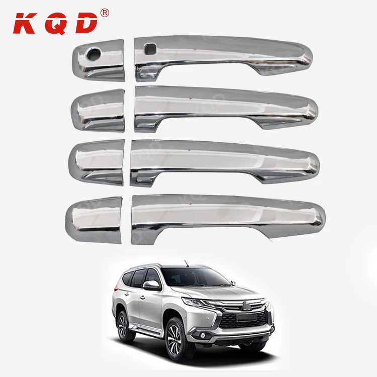 Car Chrome Accessories Door Handle Cover For Mitsubishi Pajero
