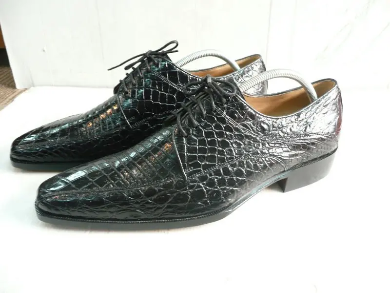 chaussure homme crocodile véritable