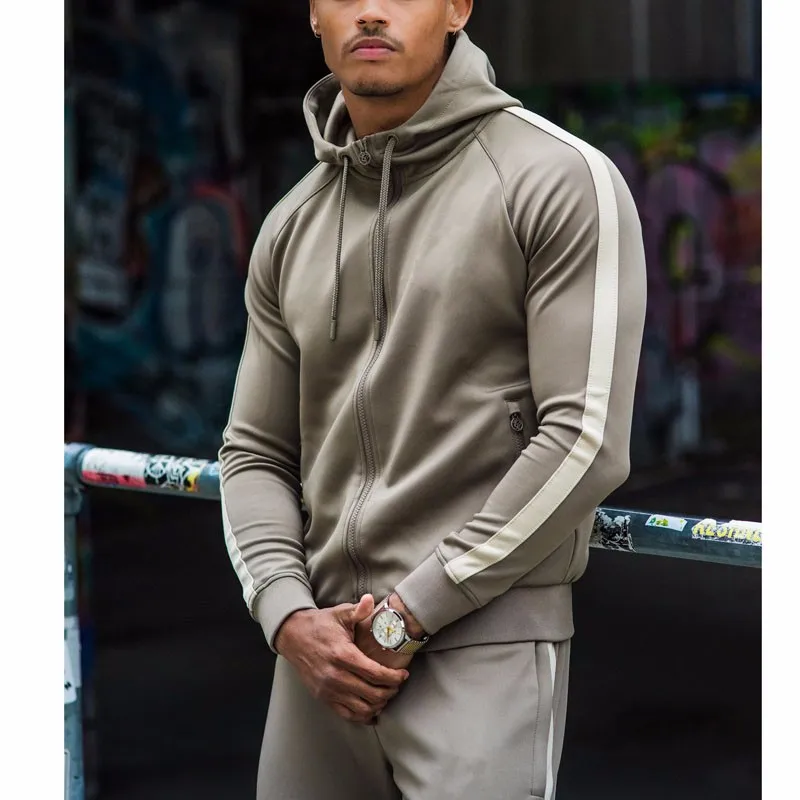 Comfortable Slim Fit Tapered Poly Tracksuit Top Flattering And Cool ...