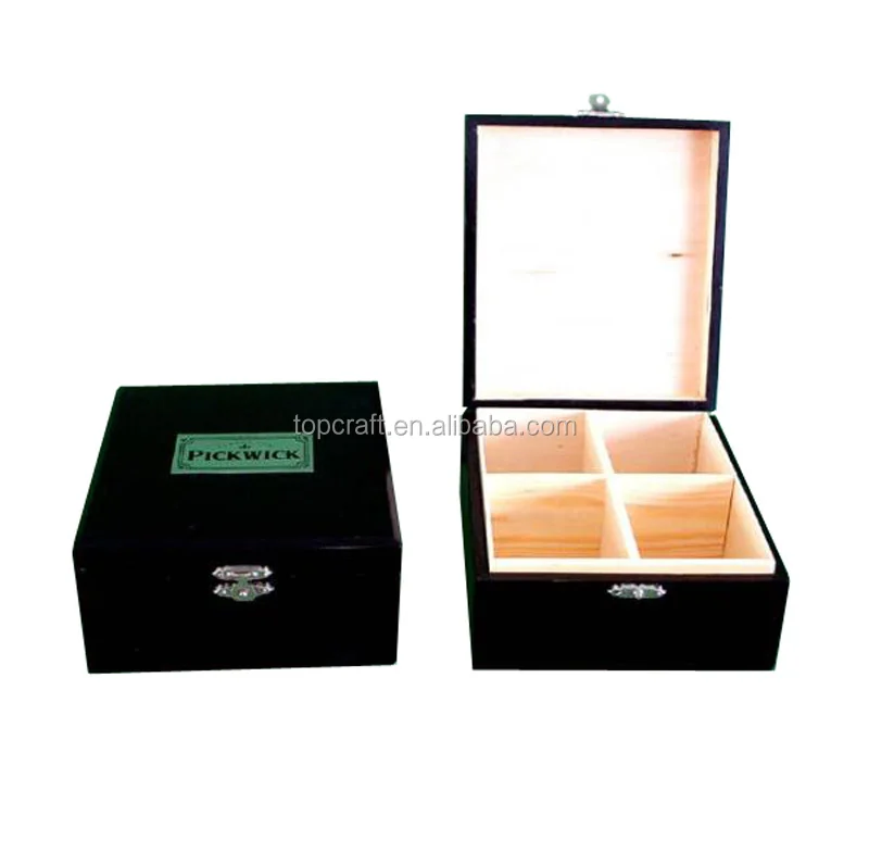 Large Mahogany Finish Fancy Tea Bag Storage Box Buy Tea Bag Storage