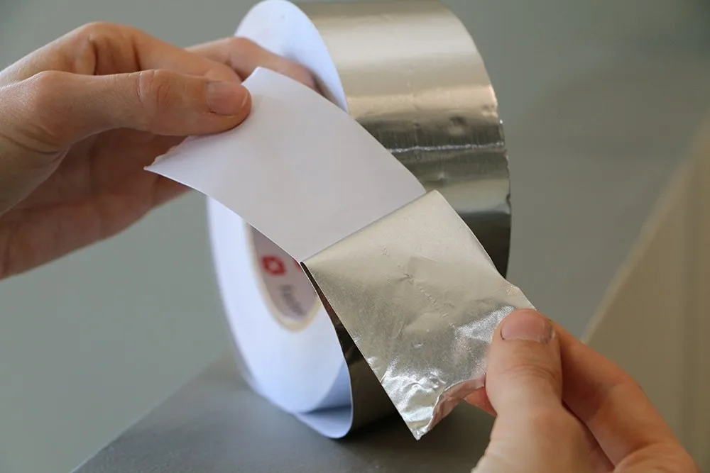 Aluminum Foil Adhesive Tape For Hvac Buy Aluminum Foil Adhesive Tape