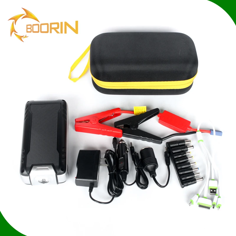 1000a 2000a Peak Current Car Battery Jump Starter Emergency Tool For Gasoline Diesel Multi