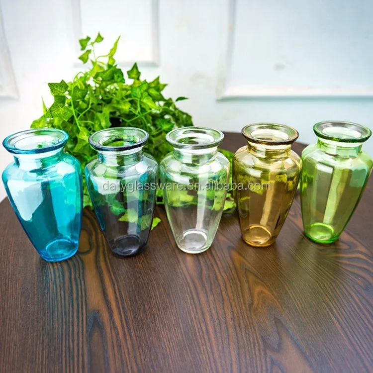 Colorful Murano Glass Vase Flower Glass Vase Crystal Glass Flower Vases