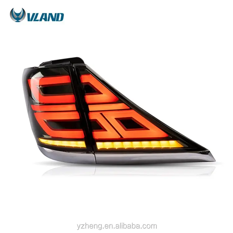 Vland Car Lamp LED Taillamp For Alphard 2008-2014 Full LED Tail Lamp With Sequential Turn Signal Lights For Vellfire 20 Series