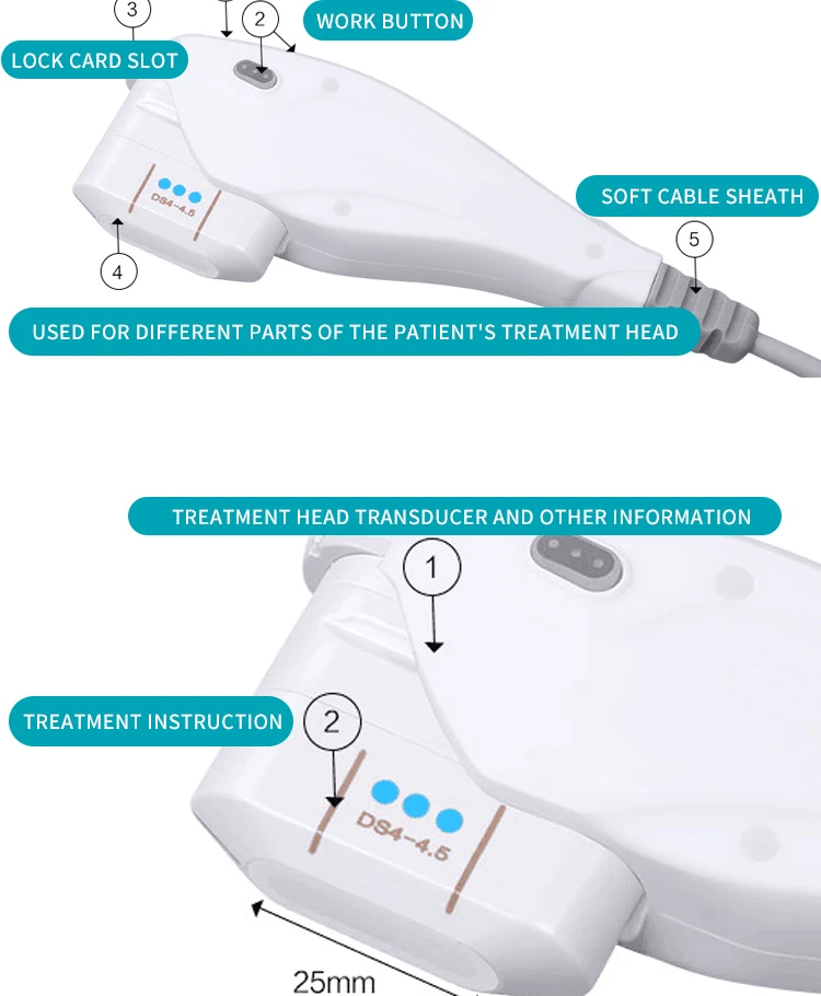CE Approved Anti aging portable hifu machine, portable face and body hifu for wrinkle removal