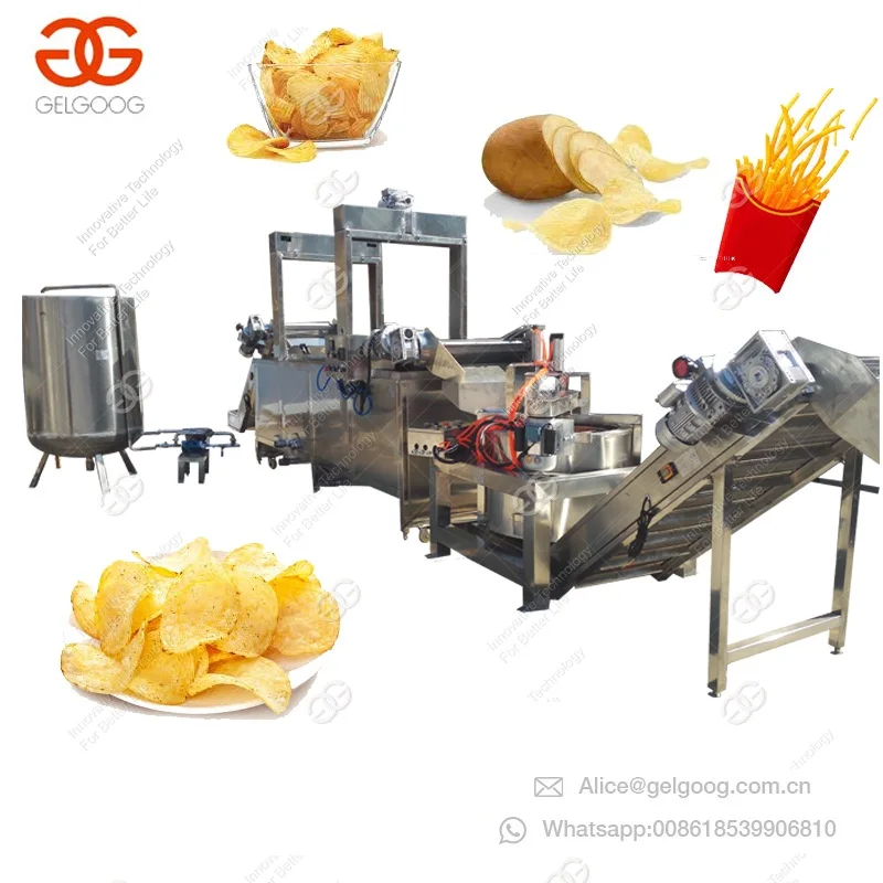 Good Performance Chips Making Crisps Machinery Potato Flakes French