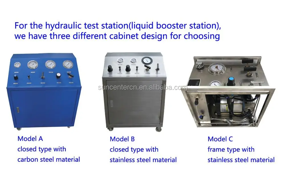 hydraulic test bench