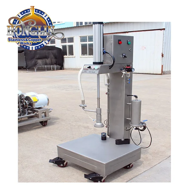 Dual Head Keg Filling Machine Semi Automatic Beer Kegging System For