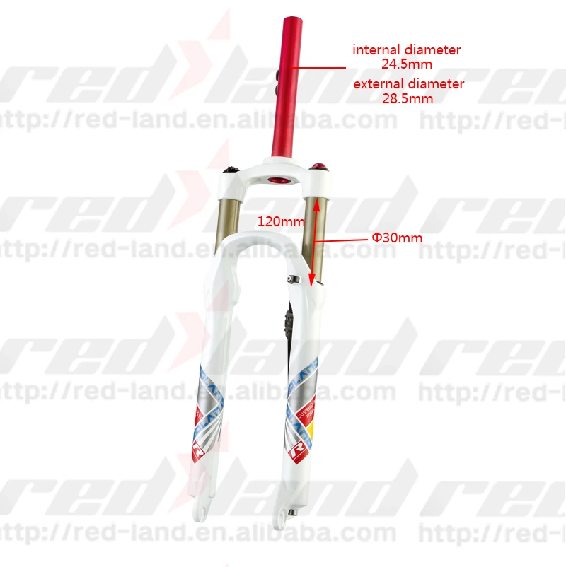 Mountain Bike Suspension Fork 26 Inch 100mm Travel Barbados 630796