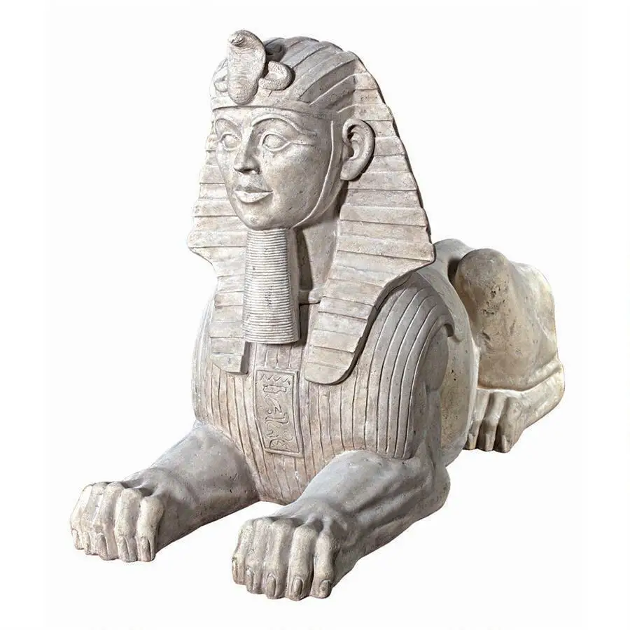 Life Size Ancient Egypt Marble Sphinx Statue Stone Art Egyptian Garden ...