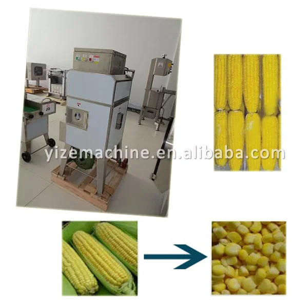 Automatic Sweet Corn Peeler / Sweet Corn Cutter Machine / Sweet Corn